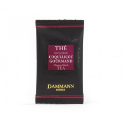 Sachet suremballé thé noir Coquelicot Gourmand Dammann Frères