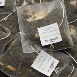 Sachets de thé vert Nuit à Versailles Dammann Frères